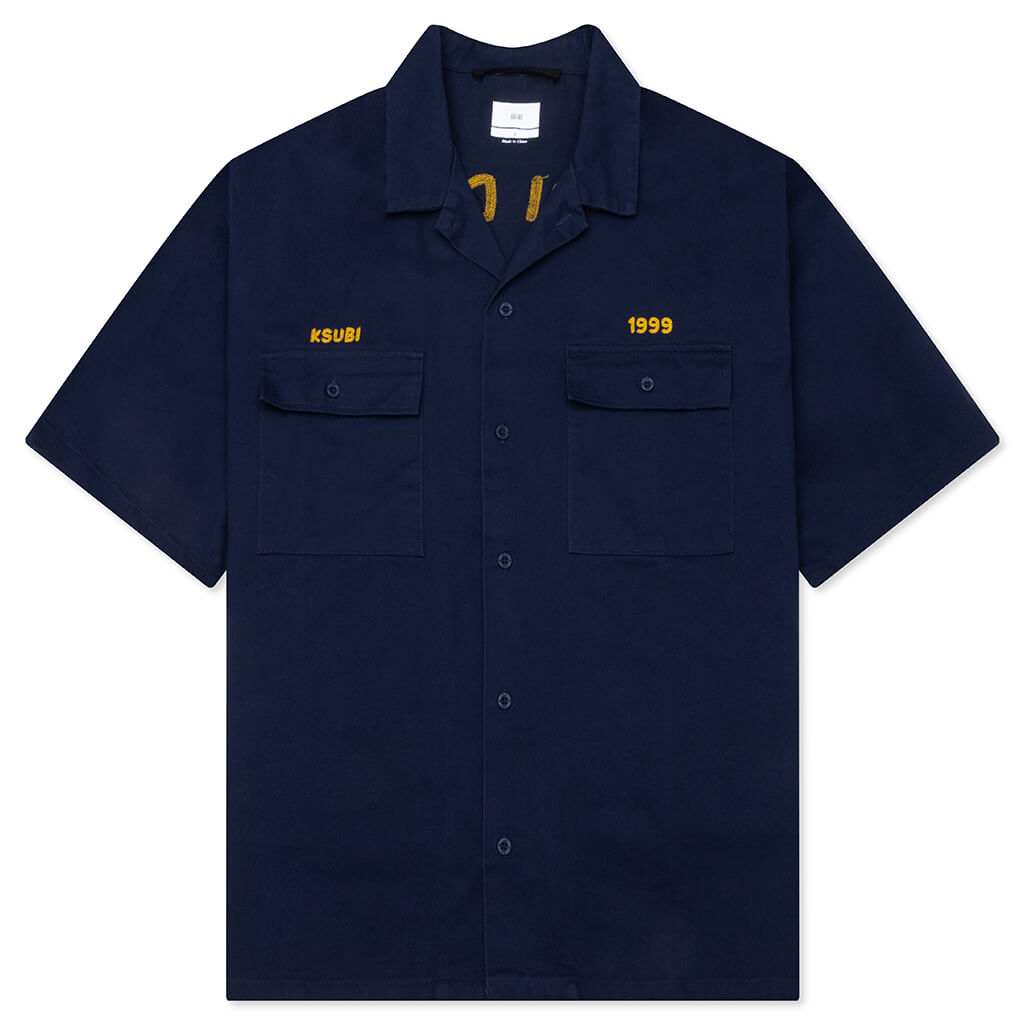 Mekanik Boiler S/S Shirt - Ink Blue