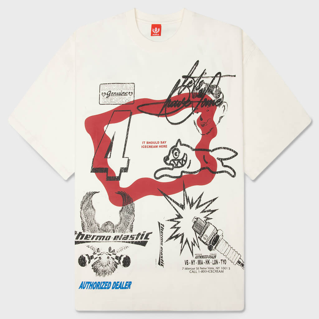 Melon S/S Tee - Antique White
