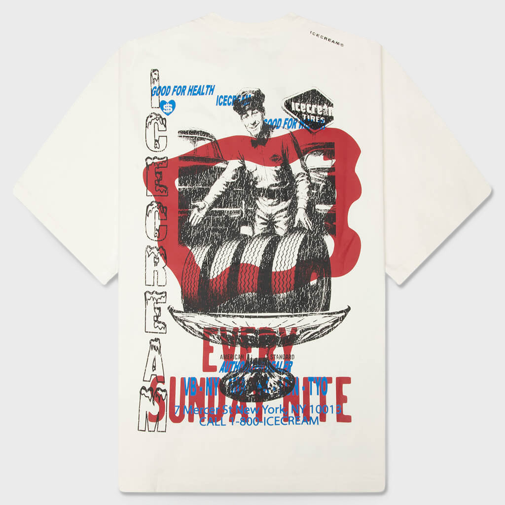 Melon S/S Tee - Antique White