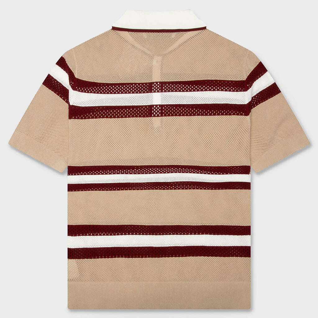 Mercy Stripe 3701 M.K. Polo - Beige