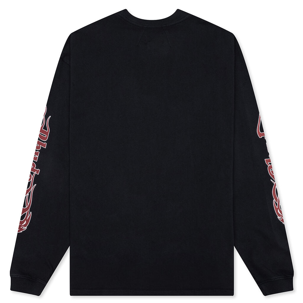 Mesa Stallion L/S Tee - Vintage Black/Red/Yellow