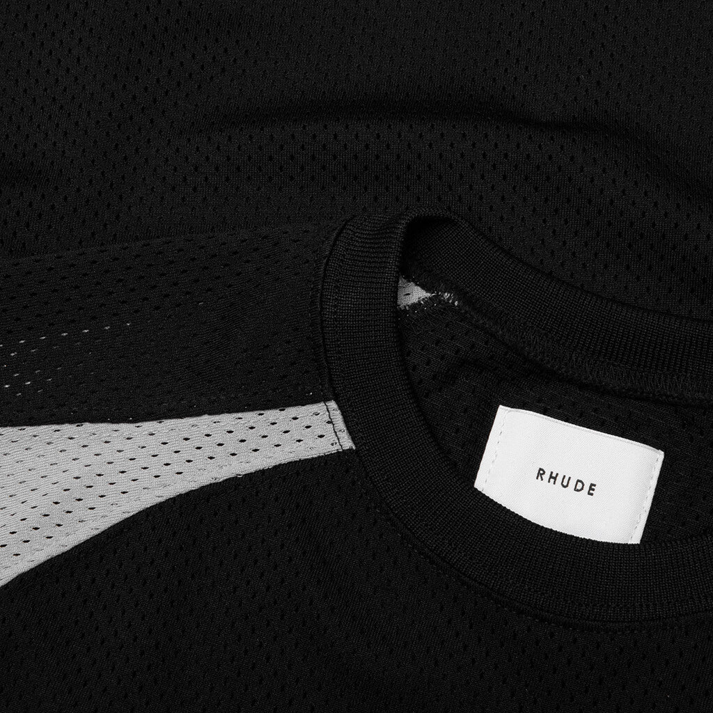 Super Mesh Moto L/S Shirt - Grey