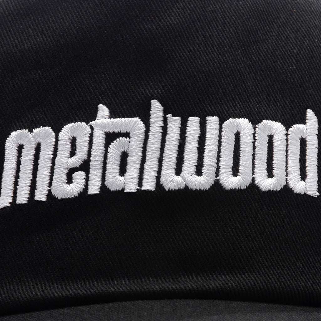 Metal Logo 5-Panel Hat - Black