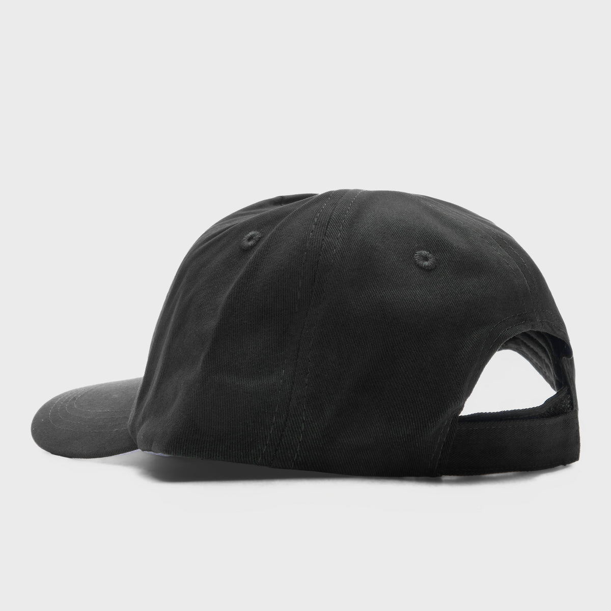 Metal Logo 5-Panel Hat - Black