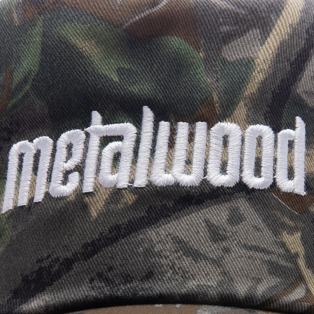 Metal Logo 5-Panel Hat - Real Leaf Camo