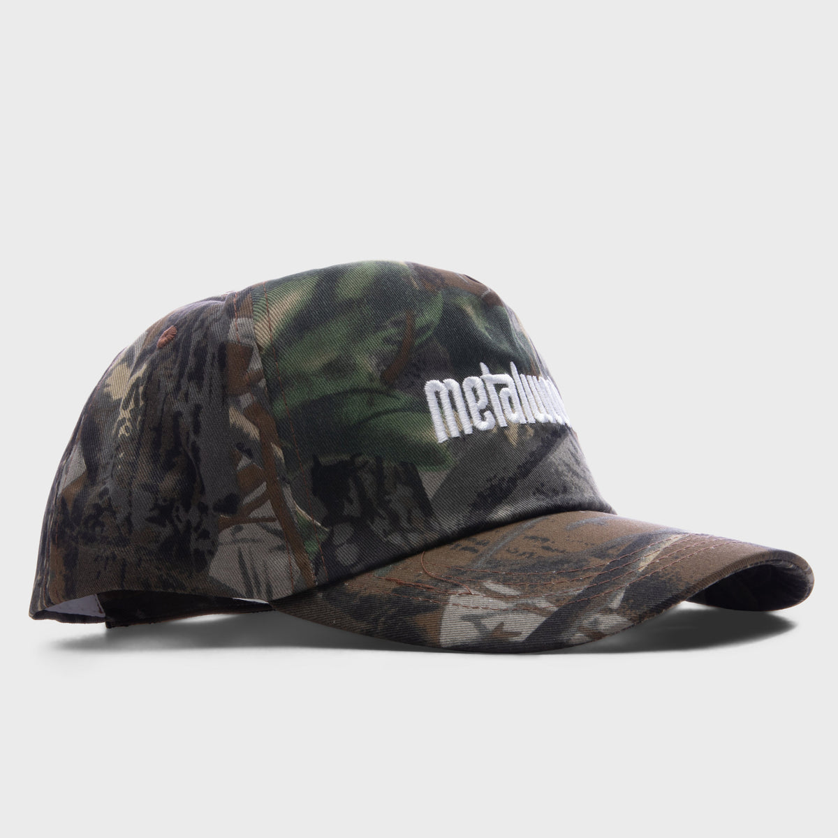 Metal Logo 5-Panel Hat - Real Leaf Camo