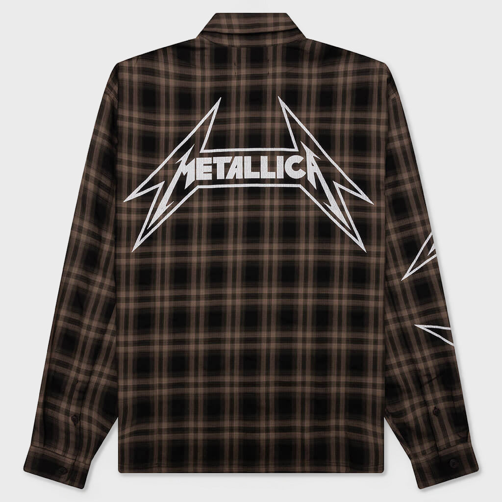 Metallica L/S Shirt - Tobacco