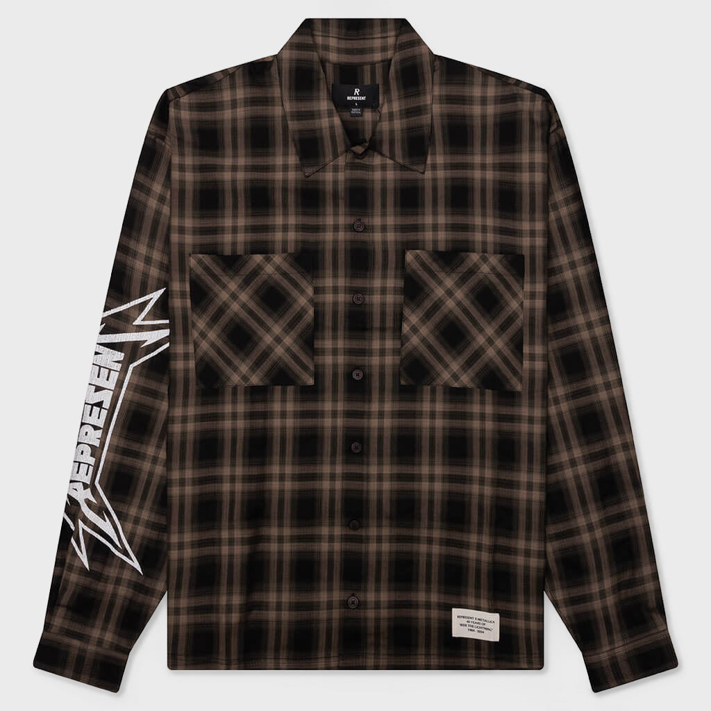 Metallica L/S Shirt - Tobacco