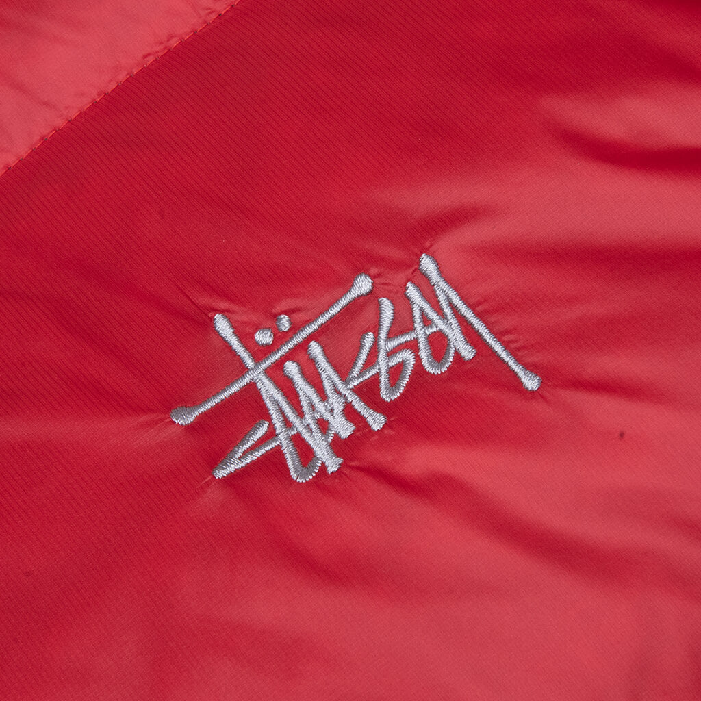 Micro Ripstop Down Mock - Red