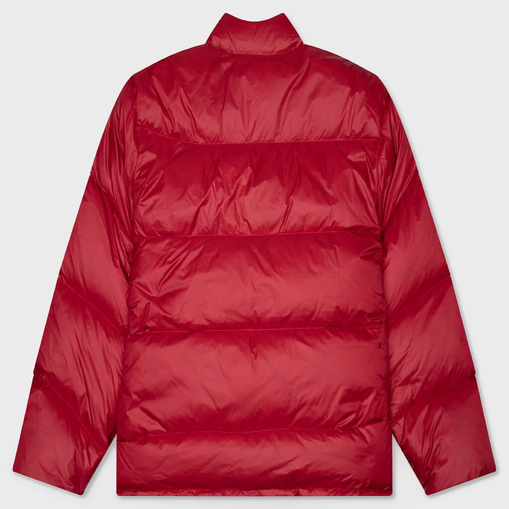 Micro Ripstop Down Mock - Red