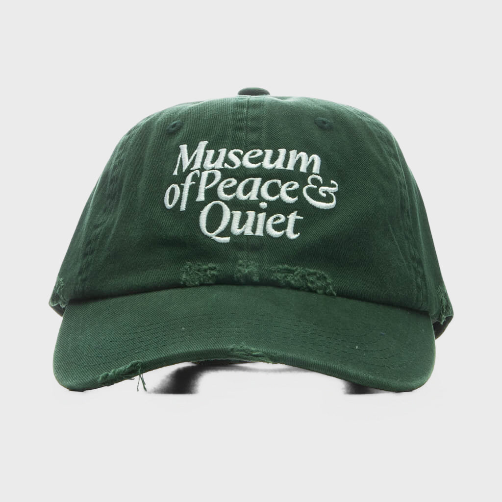 Mid Century Distressed Dad Hat - Forest