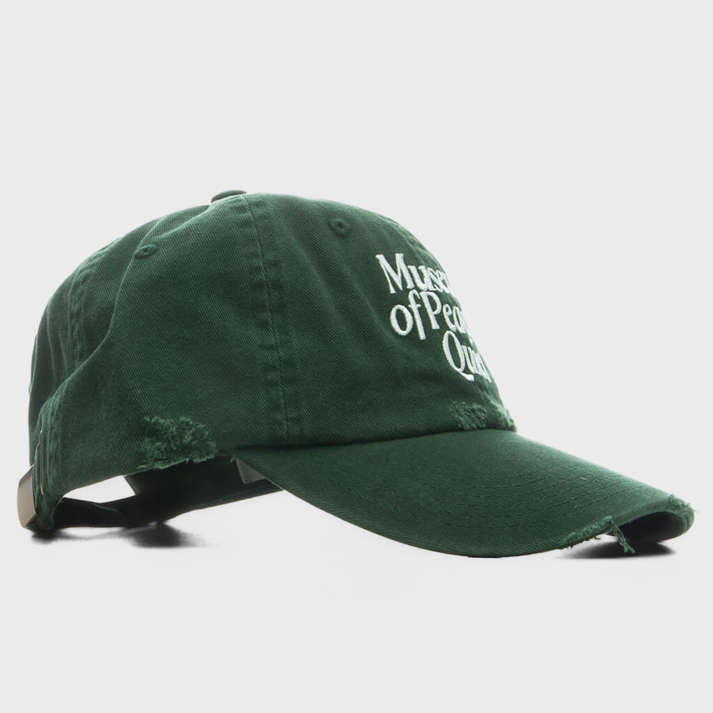 Mid Century Distressed Dad Hat - Forest