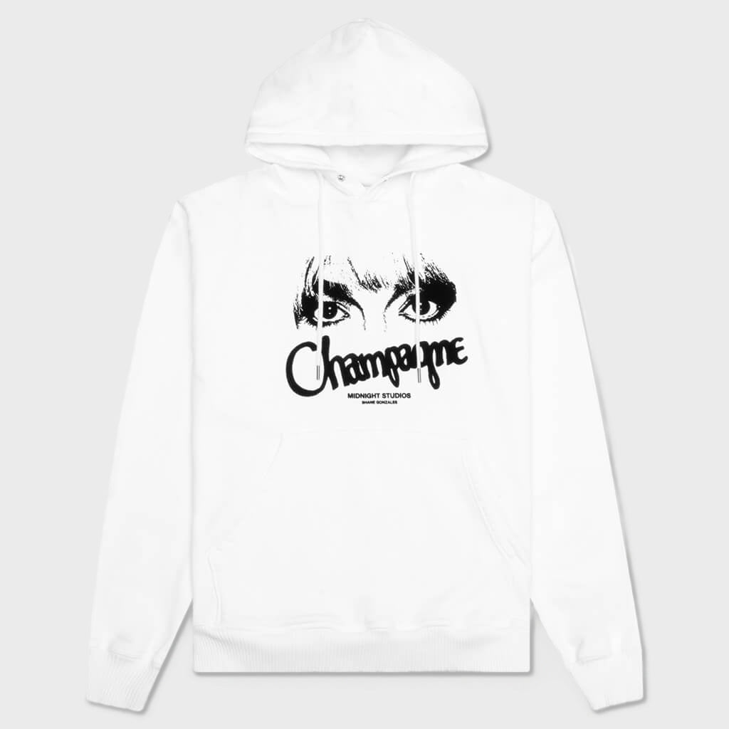 Champagne Hoodie - White