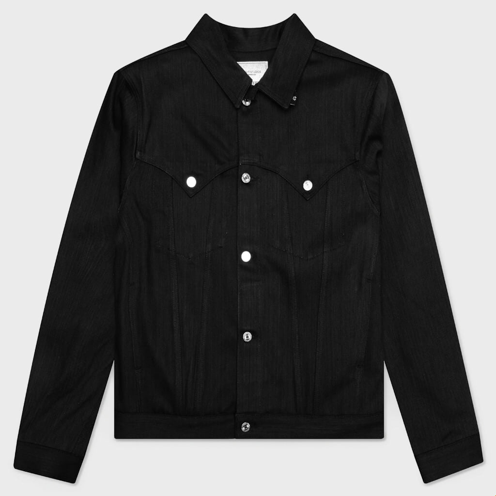 Hollywood Denim Jacket - Black