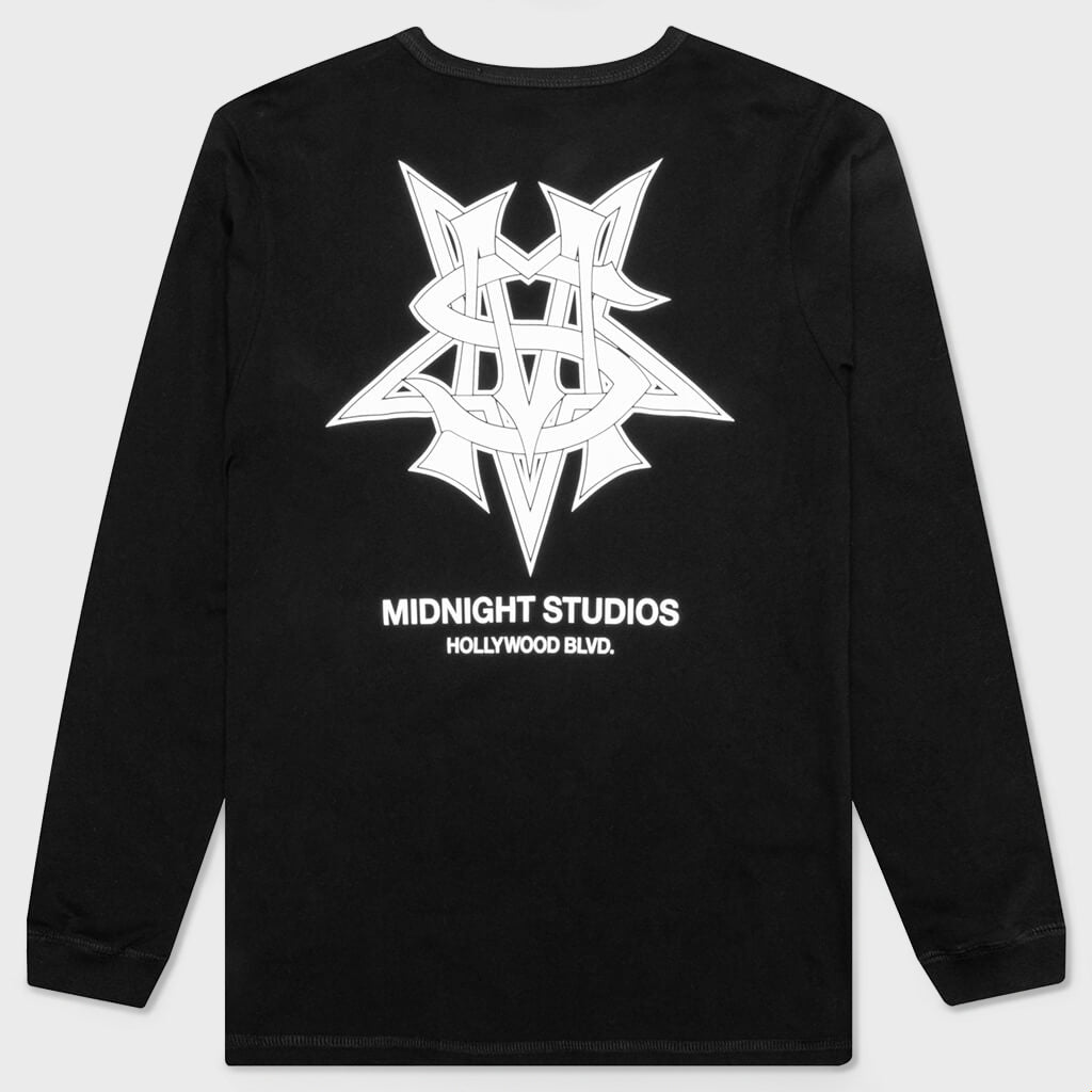 Monogram L/S Tee - Black