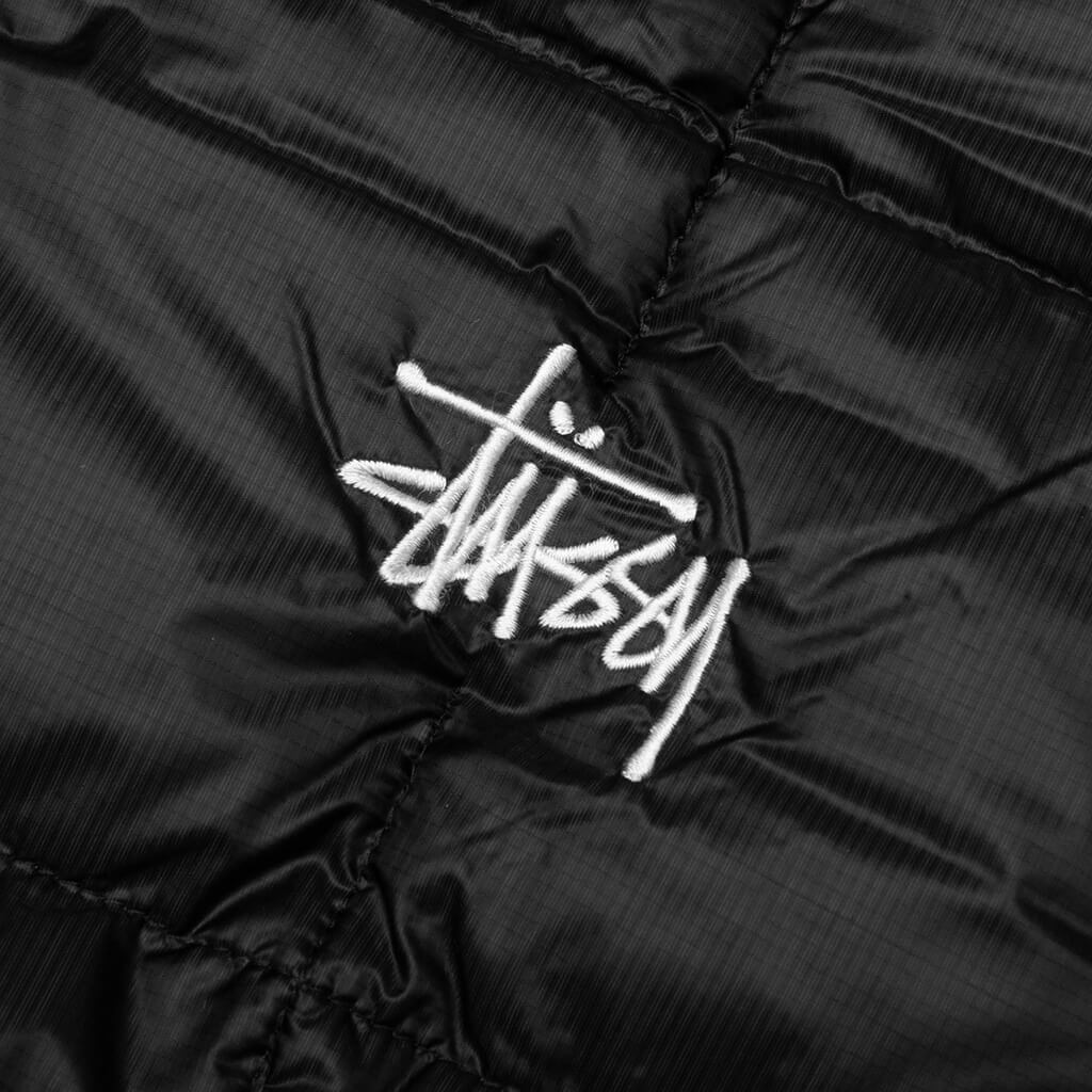 Midweight Hooded Puffer Jacket - Black