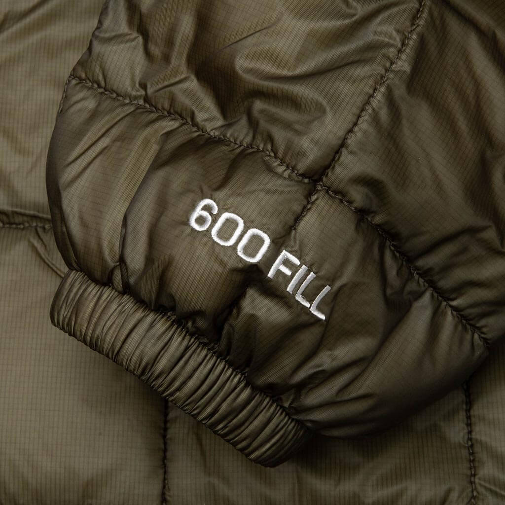Midweight Hooded Puffer Jacket - Olive