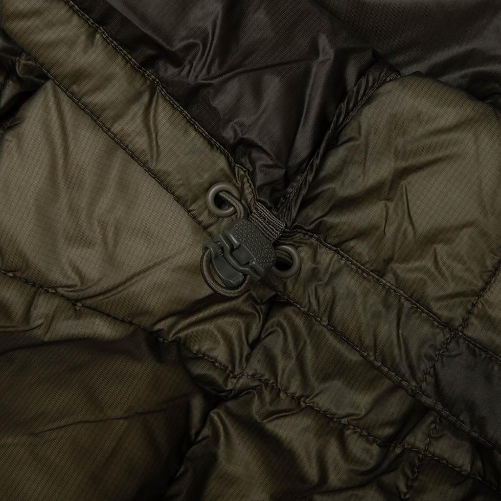 Midweight Hooded Puffer Jacket - Olive