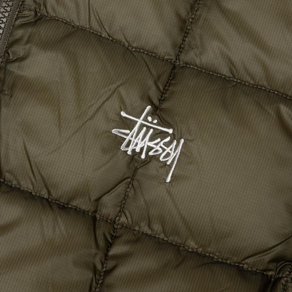 Midweight Hooded Puffer Jacket - Olive