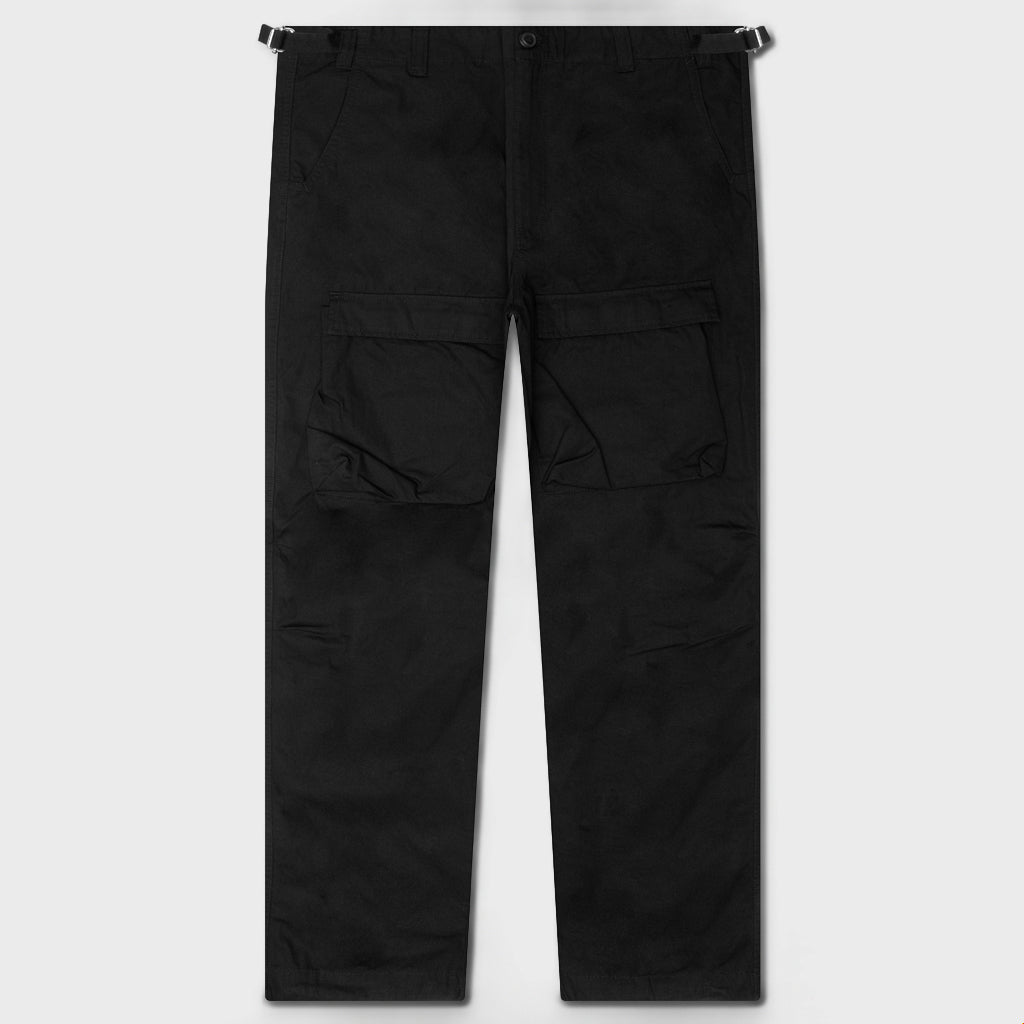 Cotton Cargo Pants - Black