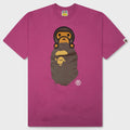 Milo On Ape Head Tee - Pink