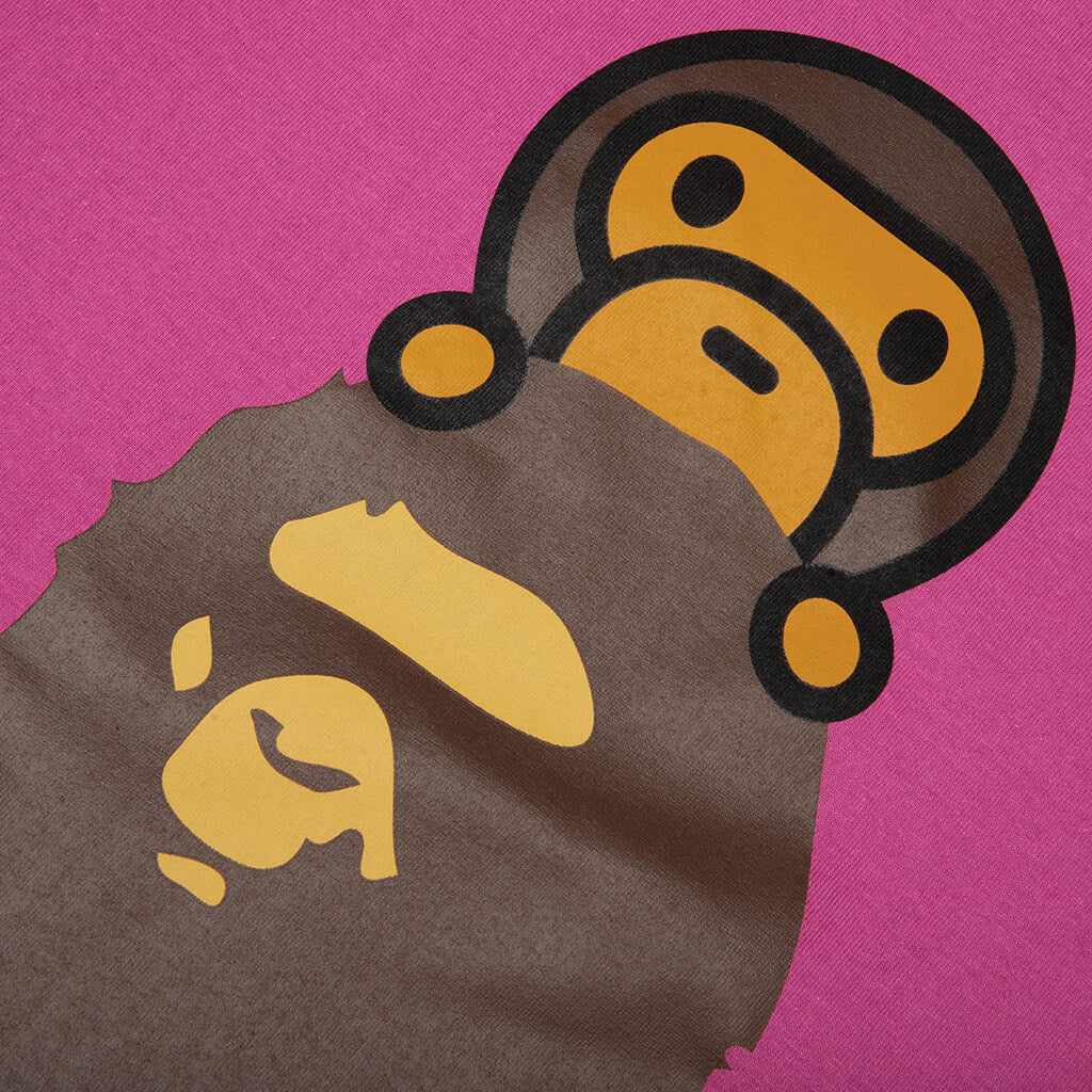 Milo On Ape Head Tee - Pink