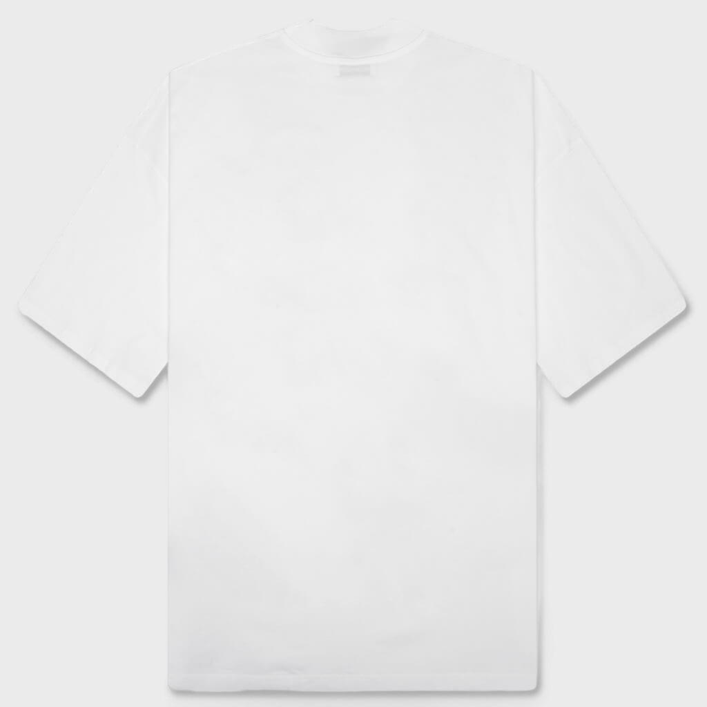 Mock Neck T-Shirt - Optic White