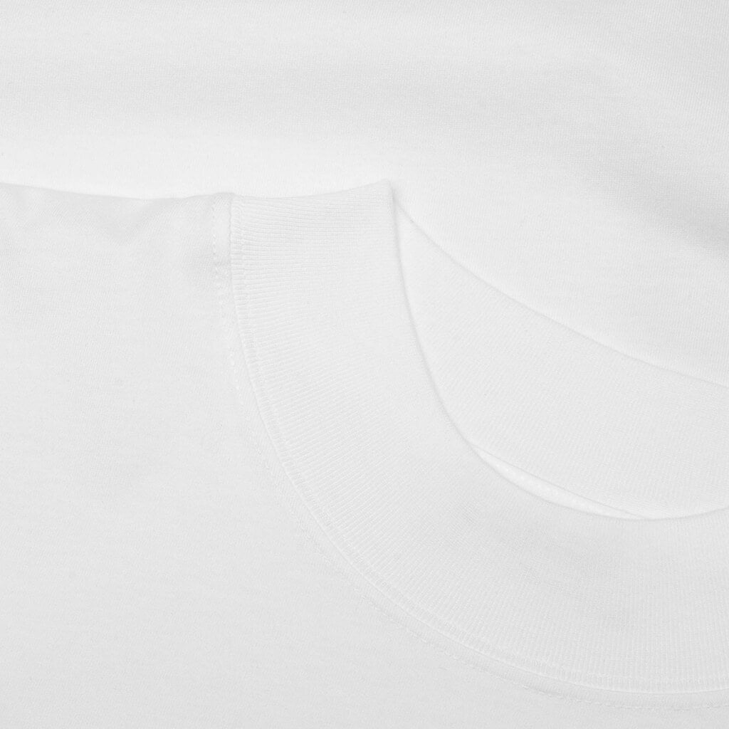 Mock Neck T-Shirt - Optic White