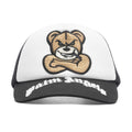 Bear Motif Baseball Cap - Natural