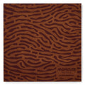 Printed Cotton Scarf - Dark Orange