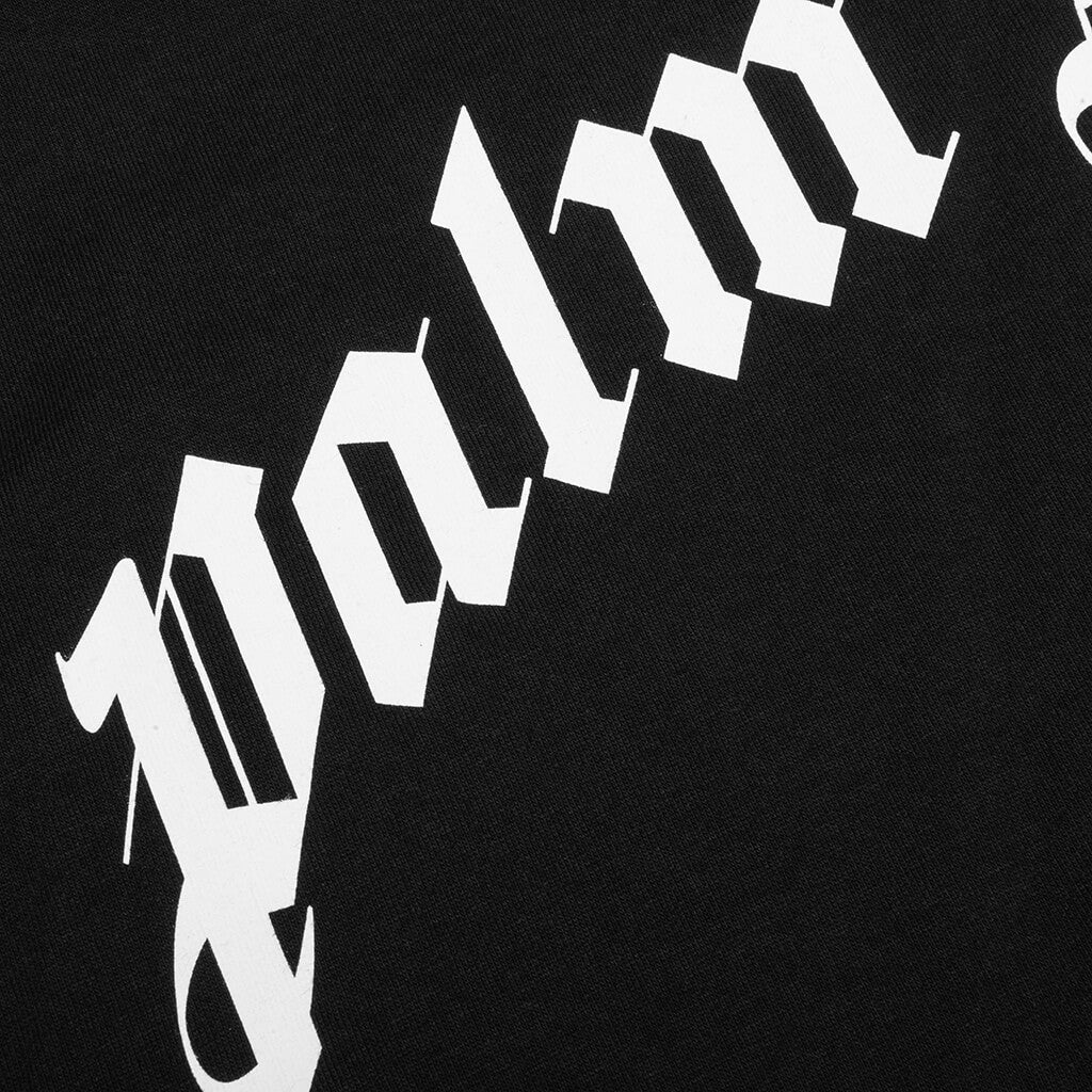 Bear Motif T-Shirt - Black