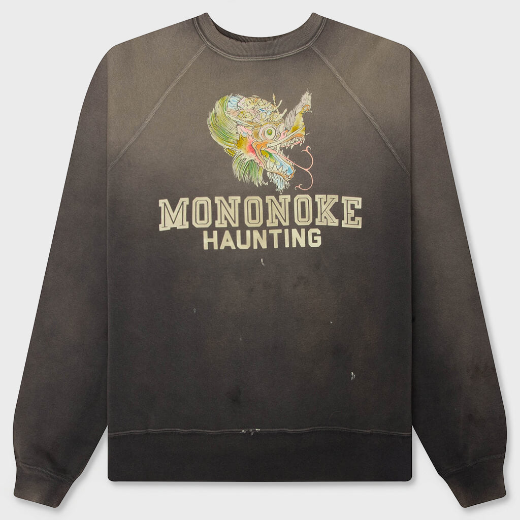 Monoke Haunting Crew Neck Sweatshirt - Charcoal