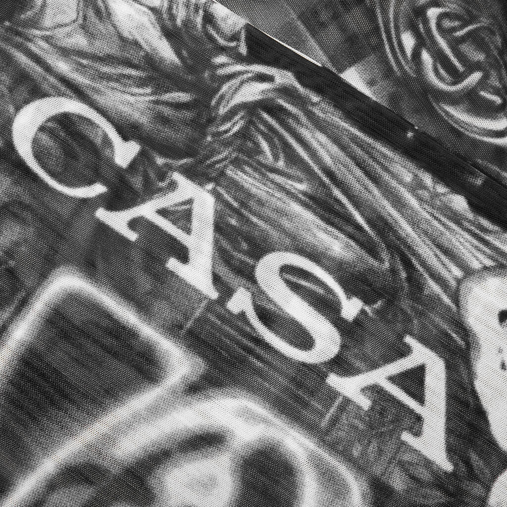 Rave Collage S/S Mesh T-Shirt - Black/White