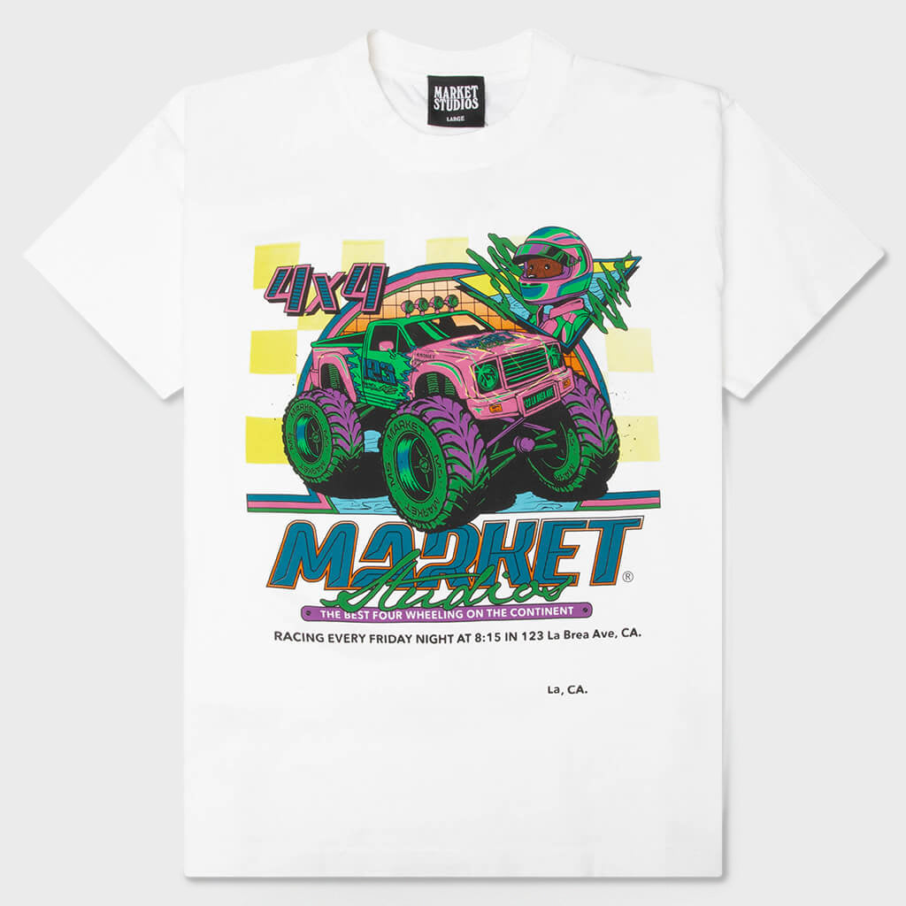 Monster Truck Rally T-Shirt - White