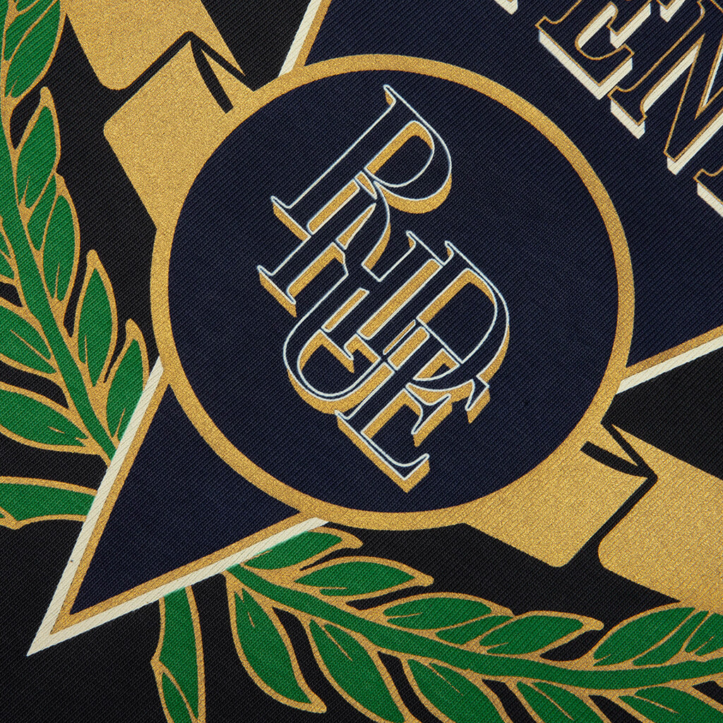 Montenegro Regatta L/S Tee - Vintage Black/Navy/Green