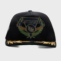 Montenegro Regatta Trucker Hat - Black/Navy/Gold
