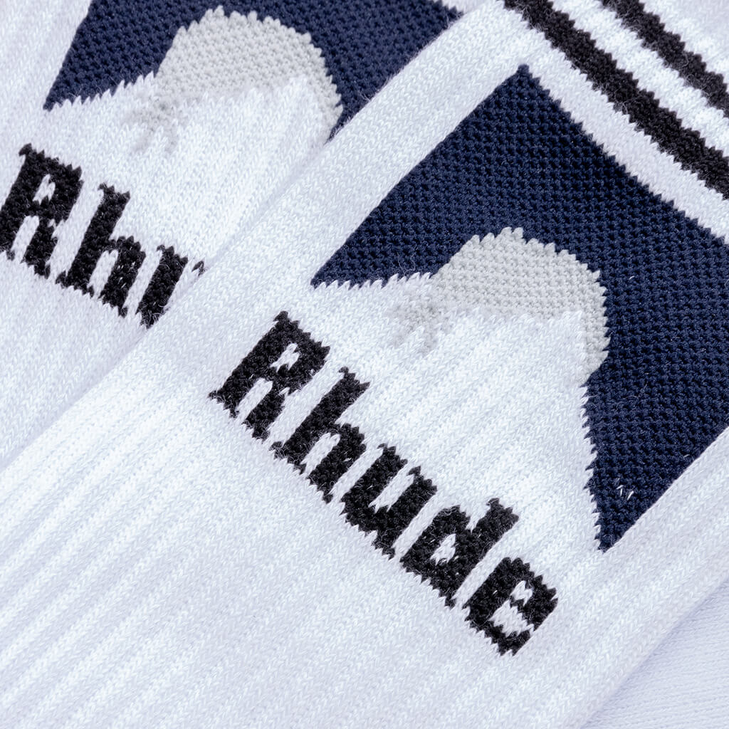 Moonlight Sock - White/Navy