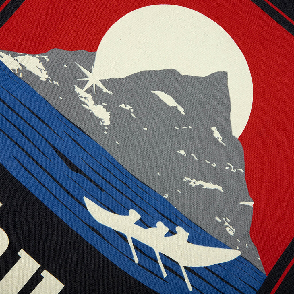 Moonlight Regatta Hoodie - Vintage Black/Red/Blue