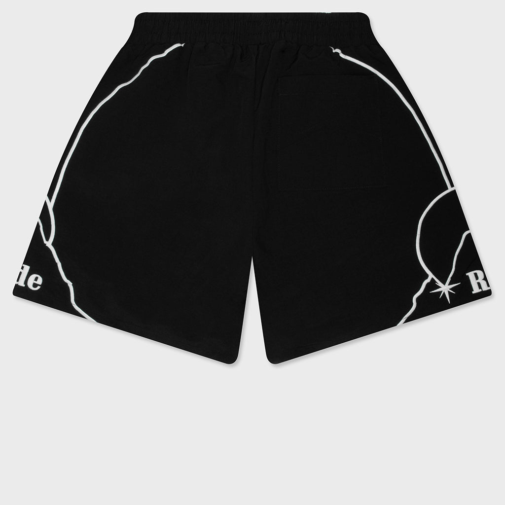 Moonlight Pista Short - Black/White