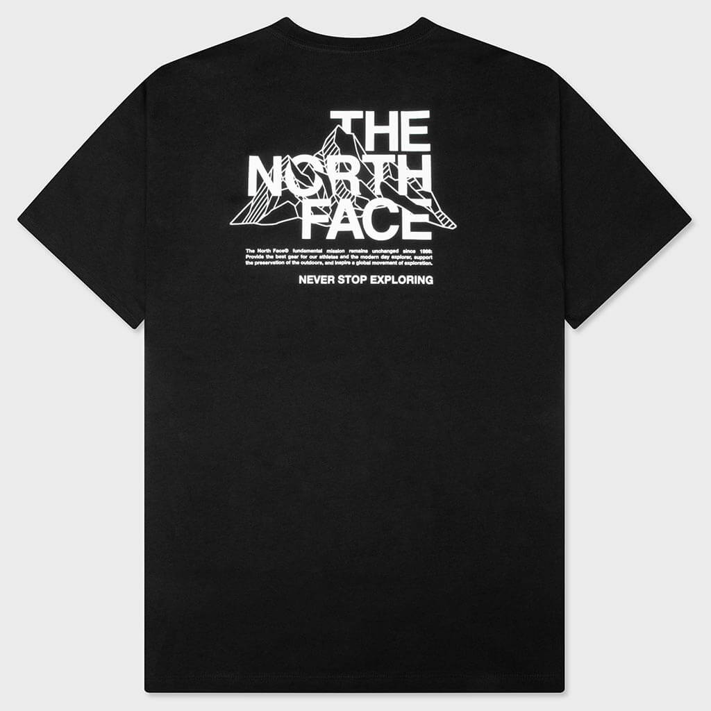 Mountain Sketch Regular S/S Tee - Black