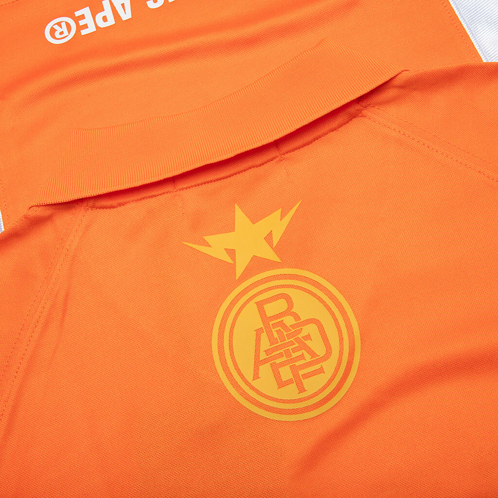 Multi Logo Relaxed Fit Soccer Jersey - Orange