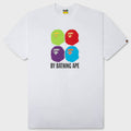 Multi Ape Head By Bathing Ape Relaxed Fit Tee - White