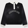 "N" L/S Polo - Black
