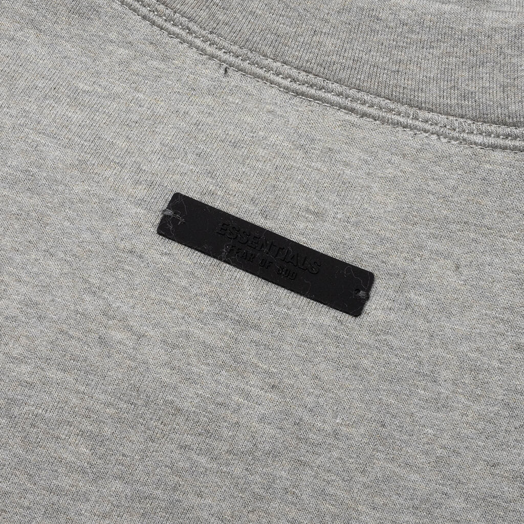 90s Crewneck - Concrete Heather/Dark Heather Rib