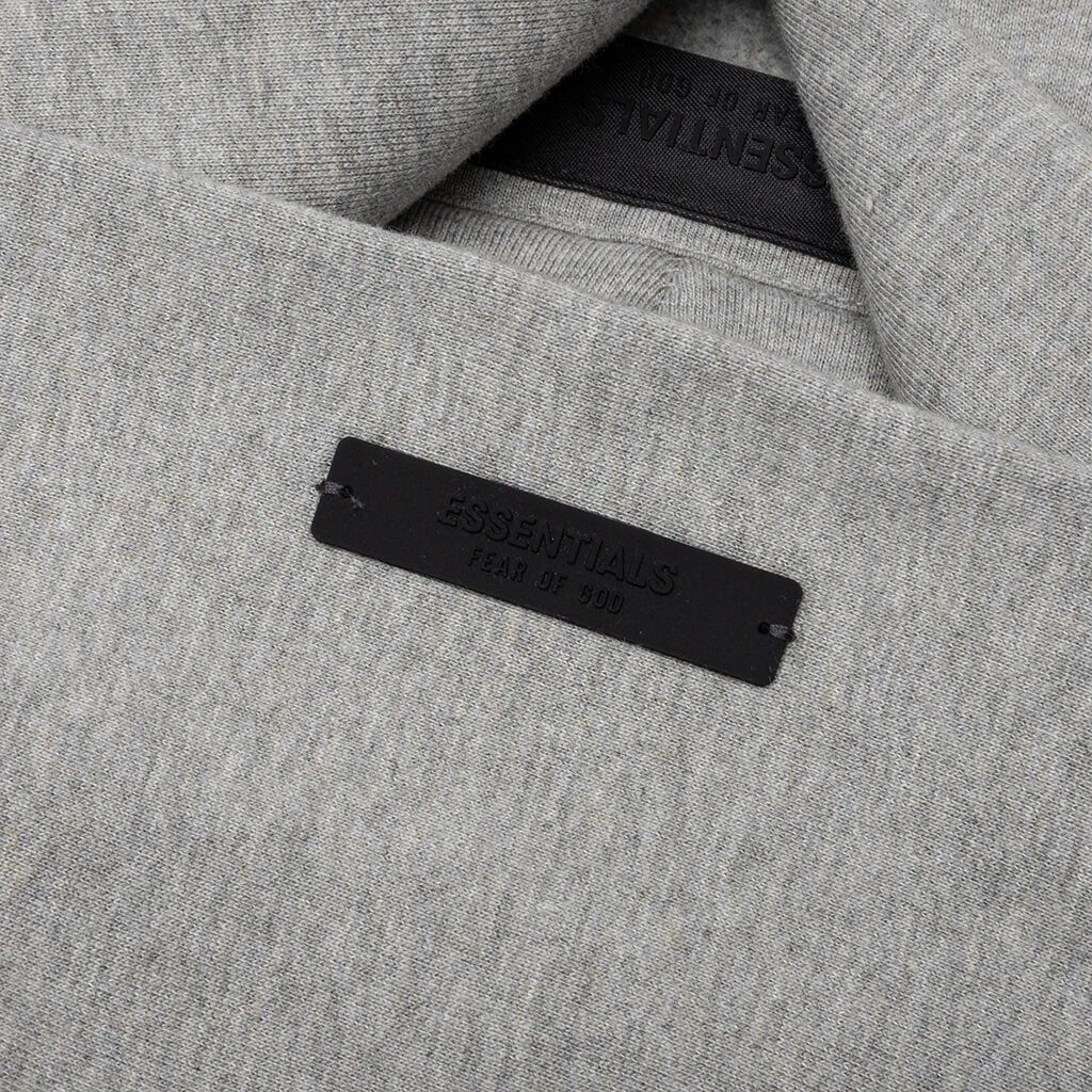 90s Hoodie - Concrete Heather/Dark Heather Rib