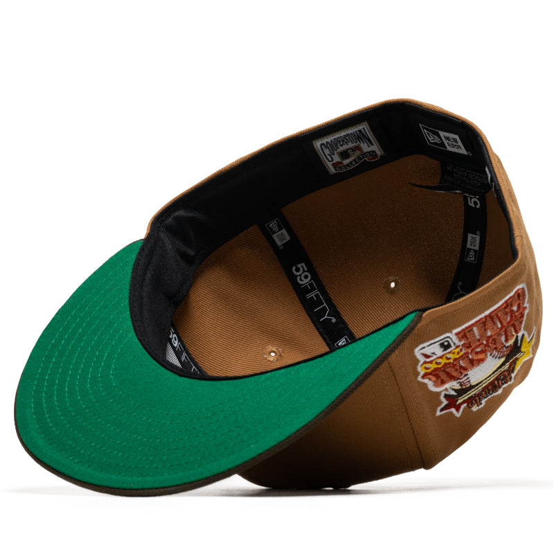 New Era x Politics Atlanta Braves 59FIFTY Fitted - Light Bronze/Walnut