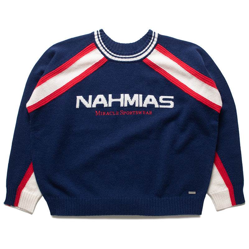 Nahmias Miracle Sportswear Crewneck Sweater - Cobalt
