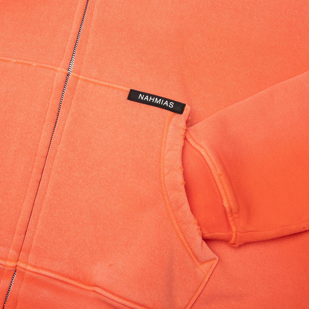 Nahmias Zip up Hoodie - Sunfade Orange