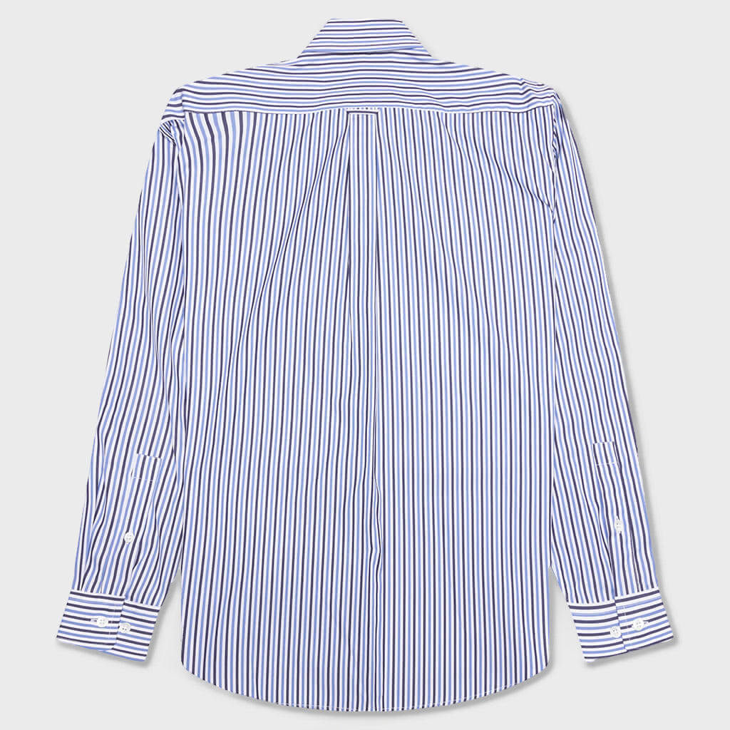 Neck Logo Neon Classic Shirt - Blue Fuchsia