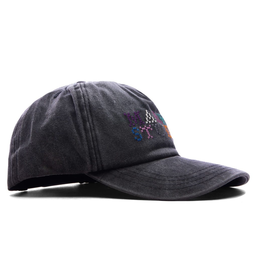 Needlepoint 5-Panel Hat - Pirate Black